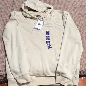 Reebok Men's Beige Hoodie